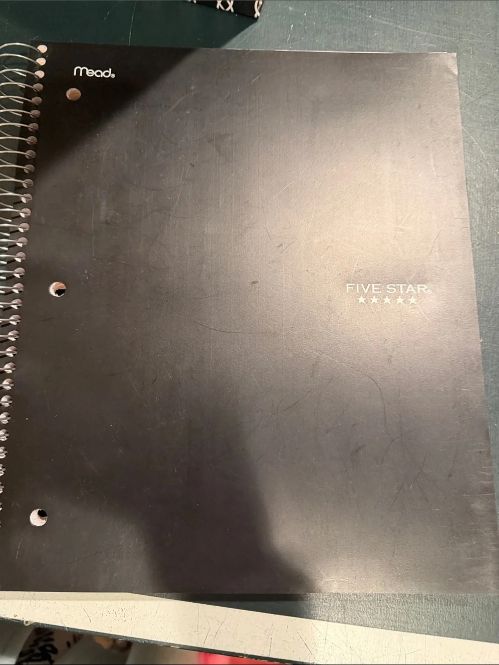 Five Star Black Spiral Notebooks Duo File Folder Case Clipboard
